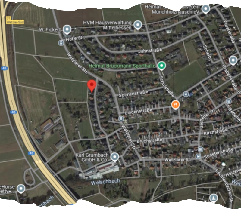 Strassenkarte Zetra Immobilien